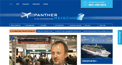 Desktop Screenshot of panther-reisen.de